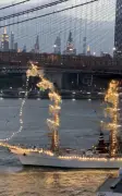 ‘We were very scared’ New Yorkers watch in horror as Mexican Navy ship strikes Brooklyn Bridge