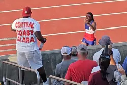 Dad of high school track star disqualified over celebration believes decision came with racial motivations